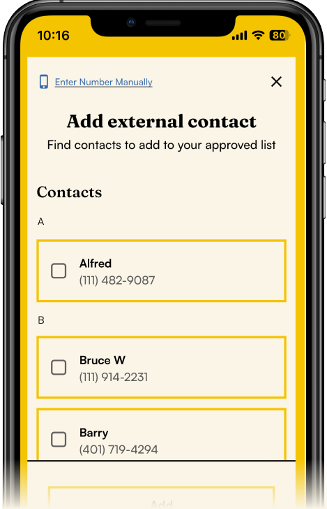 Approved callers only